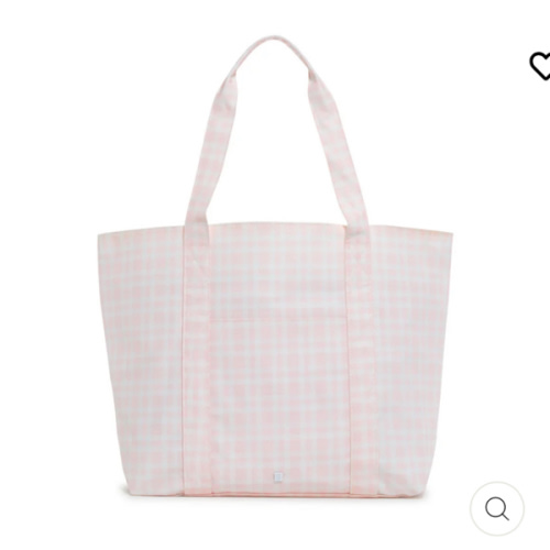 X-Large Tote - Jumbo Tote Pimlico Plaid Pink