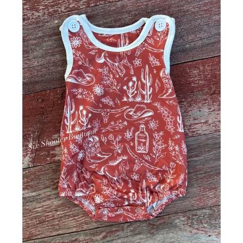 Country cutie baby romper