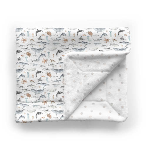 Baby Minky Blanket | Ocean Explorer – Audrey & Bear