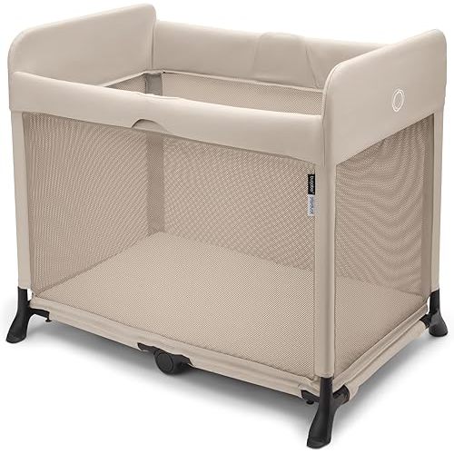 Bugaboo Stardust Playard - Portable Indoor and Outdoor - Foldable On The Go Play Yard - 1 Second Unfold (Taupe)