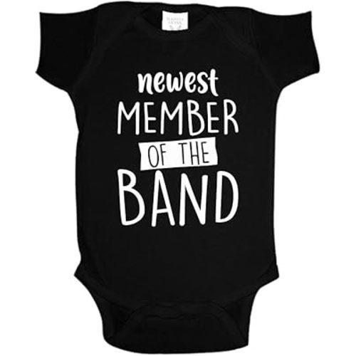Newest Member of The Band Baby One Piece or Toddler T-Shirt for Musicians