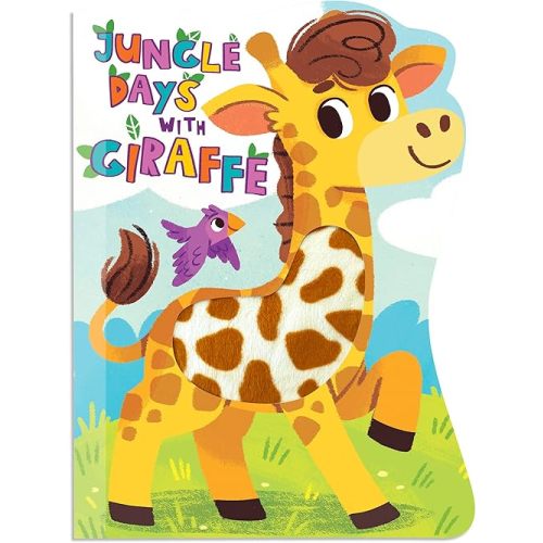 Jungle Days with Giraffe - Touch and Feel Board Book - Sensory Board Book (Touch & Feel Sensory Board Books for Baby & Toddler Time) Board book – November 12, 2021