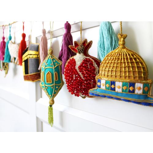 30 Piece Bundle Decorative Heirloom Garland, Islam, muslim celebration, Quran, Kabaah, Madinah, Eid Islamic Art Ramadan, Hajj, Eid Mubarak
