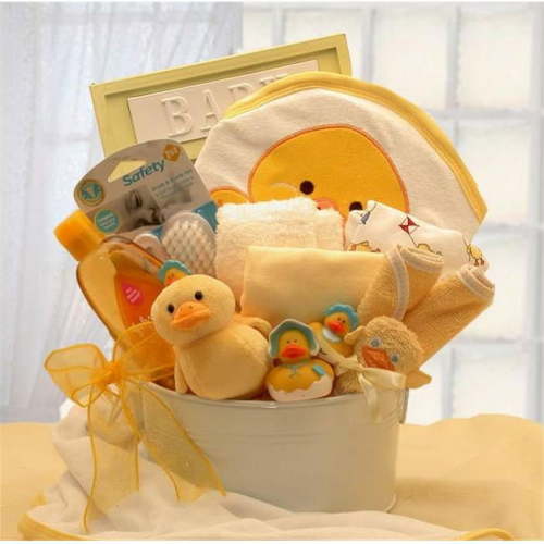 Gift Basket Drop Shipping Bath Time Baby New Baby Basket - Blue
