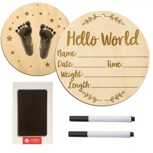 Baby Birth Announcement Sign, Including 1 Count Wooden Sign - TikTok Shop