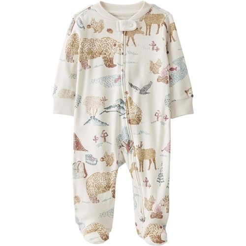 little planet by carter's unisex-baby Sleep and Play made with Organic Cotton, Outdoors, NB