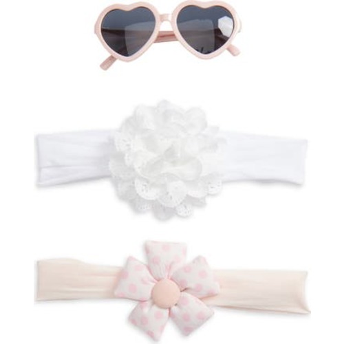 Kids' Heart Sunglasses and Headbands Set