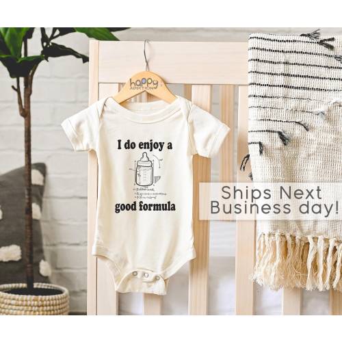 I Do Enjoy A Good Formula Baby Onesie®, Funny Baby Onesies®, Periodic Table, Math Baby Bodysuit, Nerdy Baby Gift, Baby Boy, Mathematician