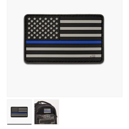 Thin Blue Line USA Flag Patch by Tactical Baby Gear