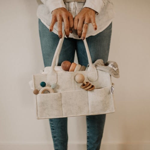 Diaper Caddy in White – The Good Co.