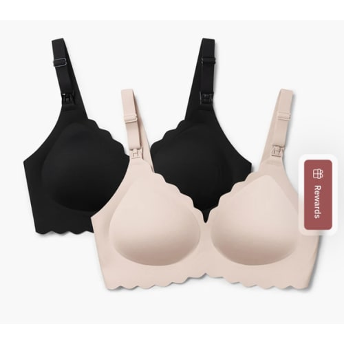 Jelly Strip - Seamless Floral Push up Nursing Bra