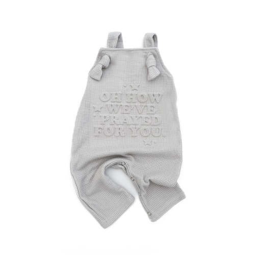 Oh How We've Prayed For You Knotted Waffle Overalls – AmorClothingCo.