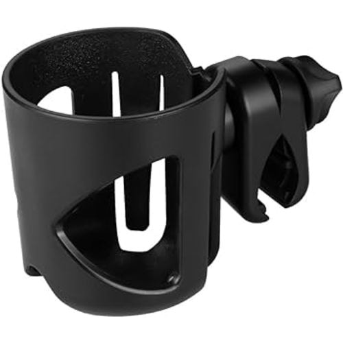 Accmor Universal Cup Holder, Stroller Cup Holder, Bike Cup Holder, 360° Rotatable Large Caliber Designed Cup Holder for Stroller, Wheelchair, Walker, Scooter, Black