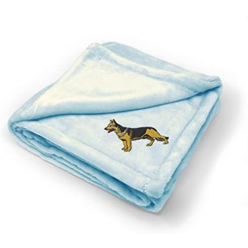 Fastasticdeals Nursery Bedding Baby Blankets for Boys & Girls German Shepherd Dog A Polyester