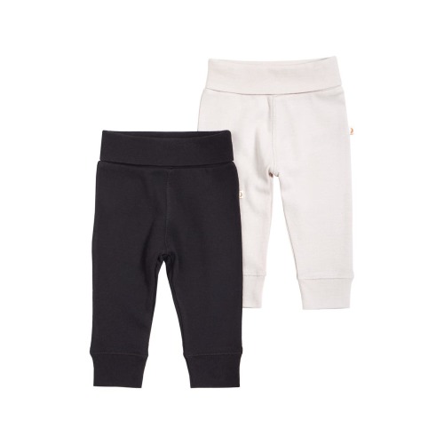 2-Pack Foldover Cotton Pants