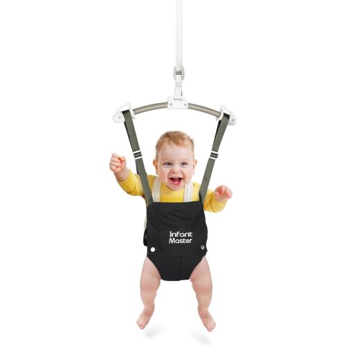 Infant Master Baby Doorway Jumpers, Sturdy Johnny Jumper Adjustable 10.8"-23.6" Strap, Soft Baby Johnny Bouncer w/Seat Bag, Protable Doorway Jumper and Boucer for Baby, Ideal Gift for Infant