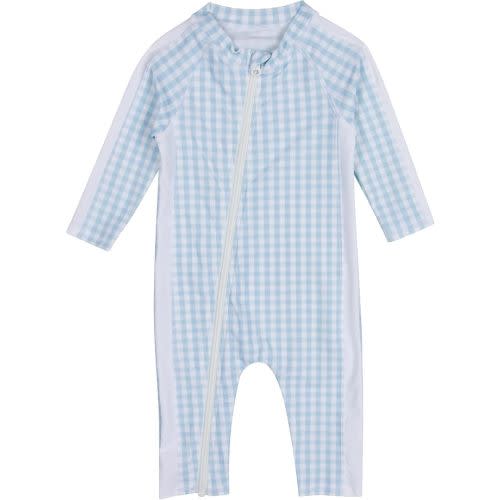 SwimZip Boys' Long-Sleeve UPF 50+ Swimsuit for Baby, Toddler, & Little Boys
