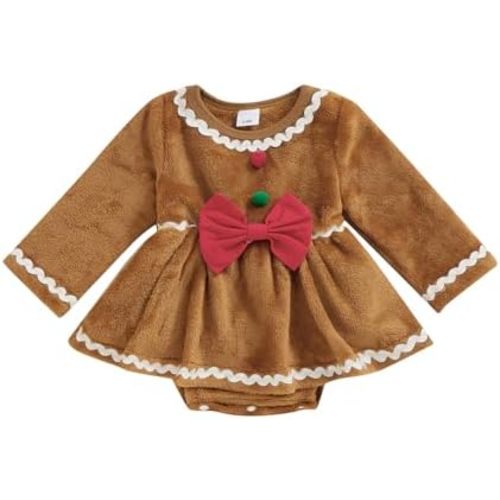 FIOMVA Baby Girl Clothes Infant Shamrock Bubble Smocked Romper Newborn Cute Long Sleeve Bodysuit Toddler Spring Outfit