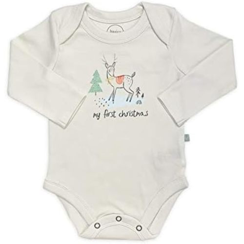 Finn + Emma Organic Cotton Graphic Baby Bodysuits - Gender Neutral Onesie for 0-12 Months in Multiple Sizes and Styles