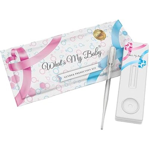 Whats My Baby® Gender Prediction Test - Reveal if Your Baby is a Girl or Boy from 5 Weeks - Instant Results - Early Pregnancy Test Kit