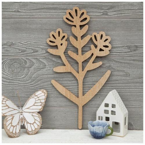 Flower Wood Wall Decor
