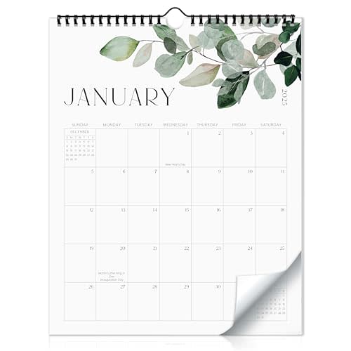 Aesthetic 2025-2026 Wall Calendar - Runs from January 2025 Until July 2026 - The Perfect Modern Greenery Calendar Planner for Easy Organizing