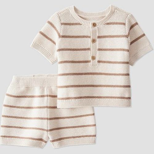 Baby Little Planet by Carter's 2-Piece Organic Cotton Sweater Knit Set