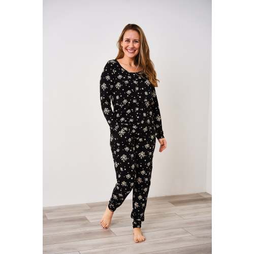 Latched Mama Winter Nights Long Sleeve Nursing Top & Jogger Set