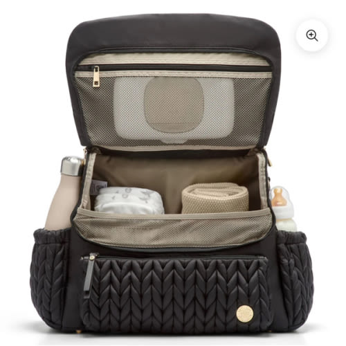 Levy Diaper Backpack Black