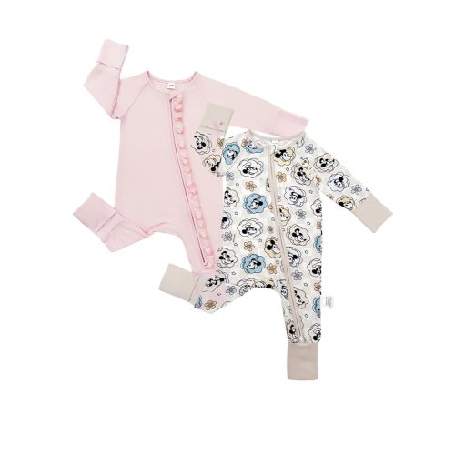 Bow Dream Bamboo Rayon Baby Pajamas Infant Sleepers Newborn Girl Boy Clothes Rompers Jumpsuit Outfit
