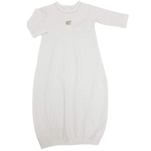 Crochet Sheep Grey Dot Daygown