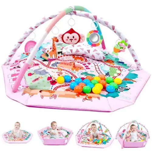 Baby Gym Play Mat, 8-in-1 Tummy Time Mat - Google Search