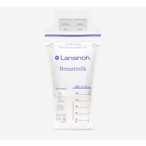 Lansinoh Breastmilk Storage Bags, 100 Count, BPA Free and BPS Free (Packaging May Vary)