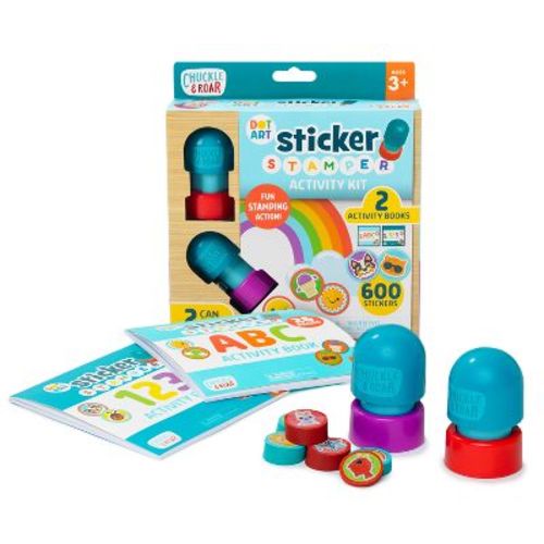 Chuckle & Roar Dot Art 2ct Sticker Stamper Activity Kit