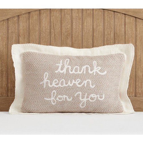 Thank Heaven Pillow | Pottery Barn Kids