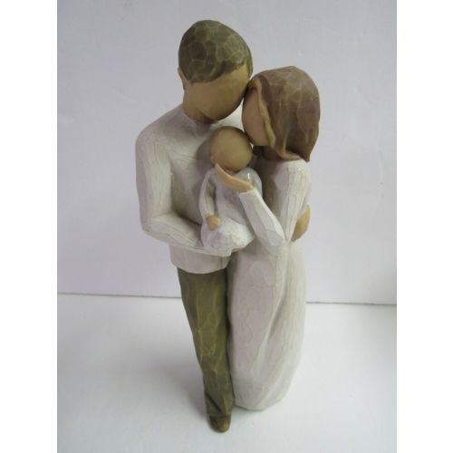 Demdaco Willow Tree 2006 Our Gift By Susan Lordi Couple W Baby Free Shipping