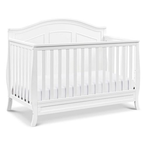 DaVinci Emmett 4-in-1 Convertible Crib, White, Sustainable New Zealand Pinewood, Grows with Baby, Non-Toxic