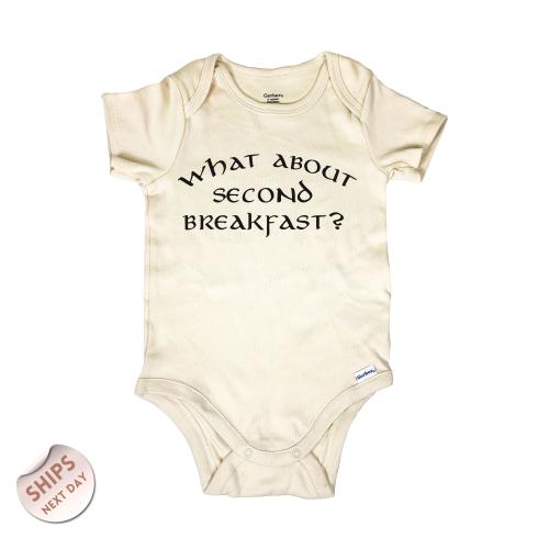 What About Second Breakfast Baby Bodysuit