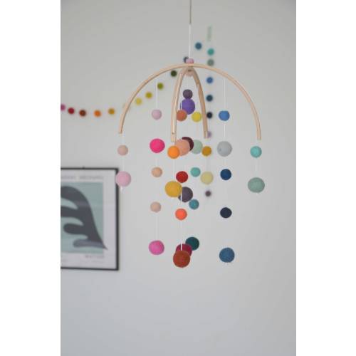 Colorful Rainbow Mobile Montessori