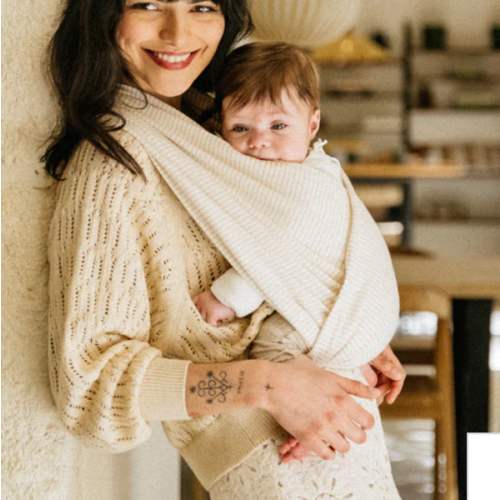 LINEN Studio Romeo Knotless and Strapless Baby Carrier