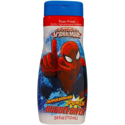 Amazing Spider-Man Bath Time Kids’ Bubble Bath Soap, 24 Fl Ounces, Watermelon Scent