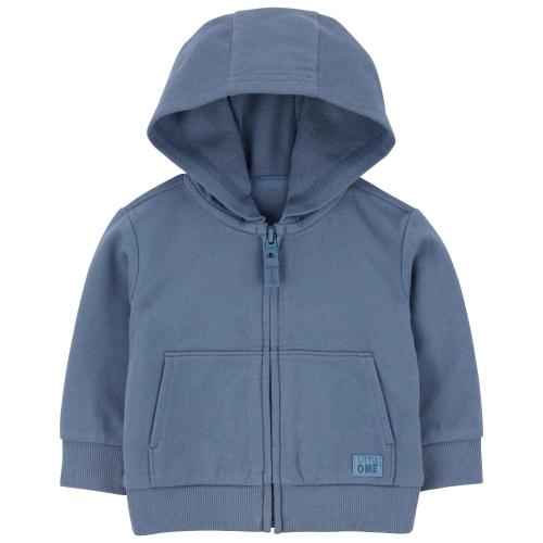 Baby Zip-Up French Terry Hoodie - Style,Navy