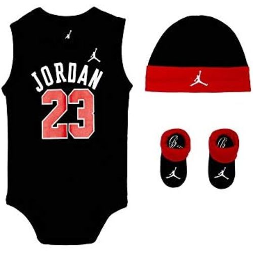 Nike Baby's Bodysuit, Hat and Booties 3 Piece Set