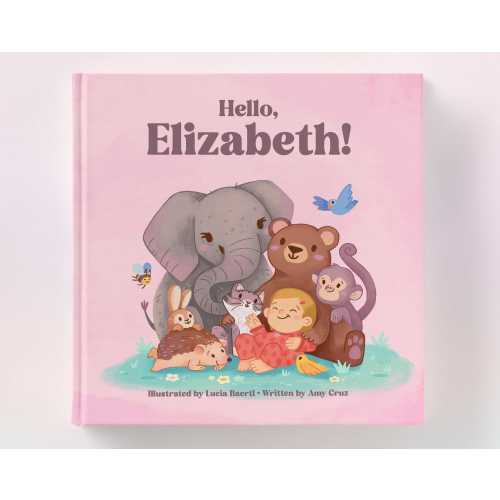New Baby Girl Gift - Baby Shower Gift - Personalized New Parent Book - Baby Memory Book - Baby Girl Gift - Personalized Children's Book