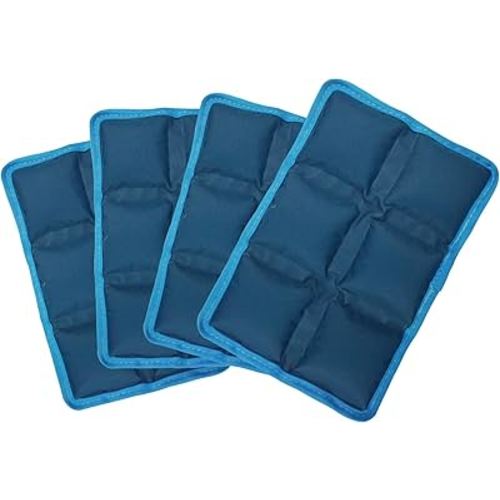 Ice Pack for Cooler Bag, Ice Bag for Cooler, Reusable and Long-Lasting Cold Packs Flexible Slim Ice Packs, Freezer Packs for Shipping Food, Cool Packs for Mailing, No Mess & Space Saving