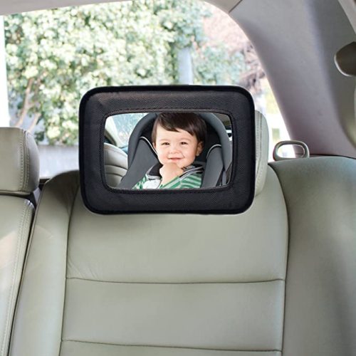 Dreambaby Backseat Rear Facing Baby Car Mirror - Extra Large Wide Angle View – Model L291