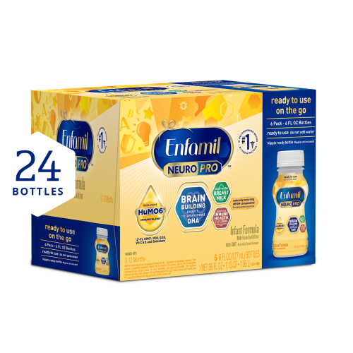 Enfamil® NeuroPro™ Infant Formula - Ready to Use - 6 fl oz Bottles (Case of 24) - Online | Enfamil