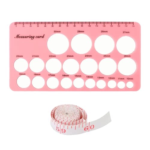 PandaEar Nipple Ruler, Breast Pump Flange Size Ruler, Silicone Measurement Tool Nipple Sizer for New Moms Breastfeeding Women