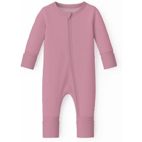 ITSY BITSY BOUTIQUE Viscose Bamboo Baby Pajamas - Boys and Girls Footie Sleeper Convertible 2-Way Zipper Sleeper