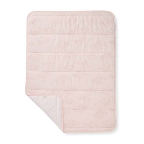 Swaying Branches Organic Cotton Reversible Baby Blanket - Ranunculus